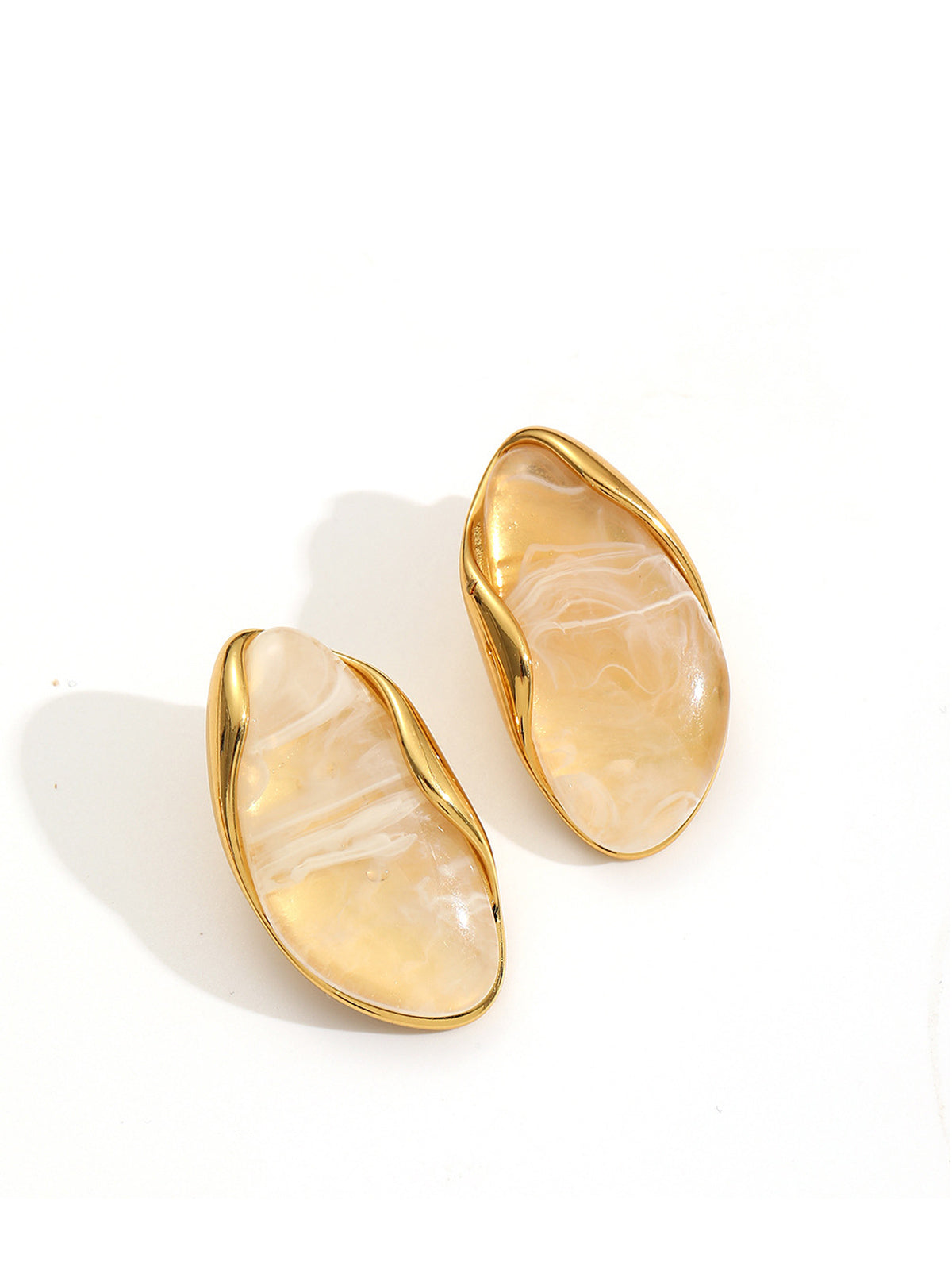 Pendientes Ovalados Resina