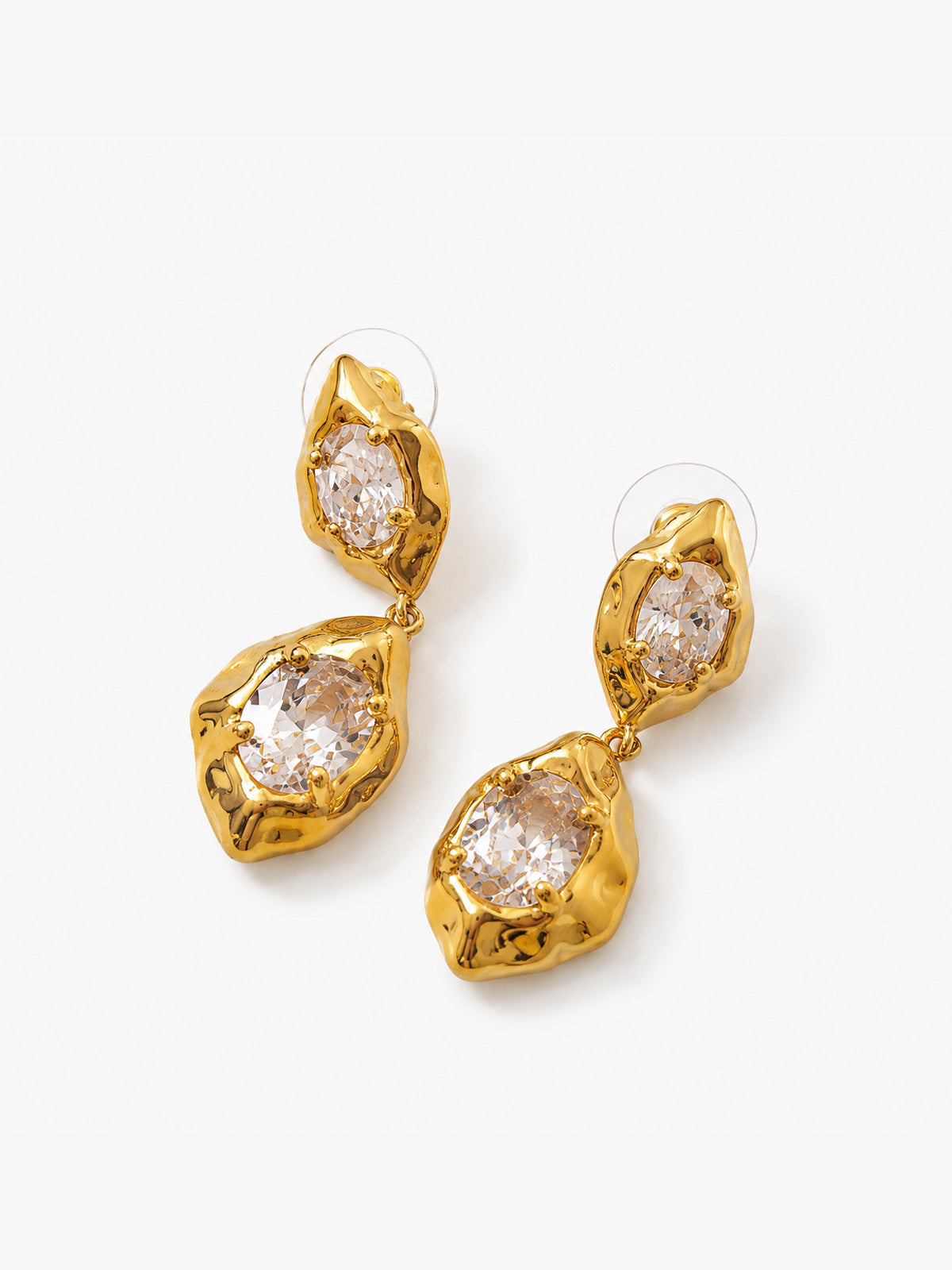 Pendientes Doble Circonita
