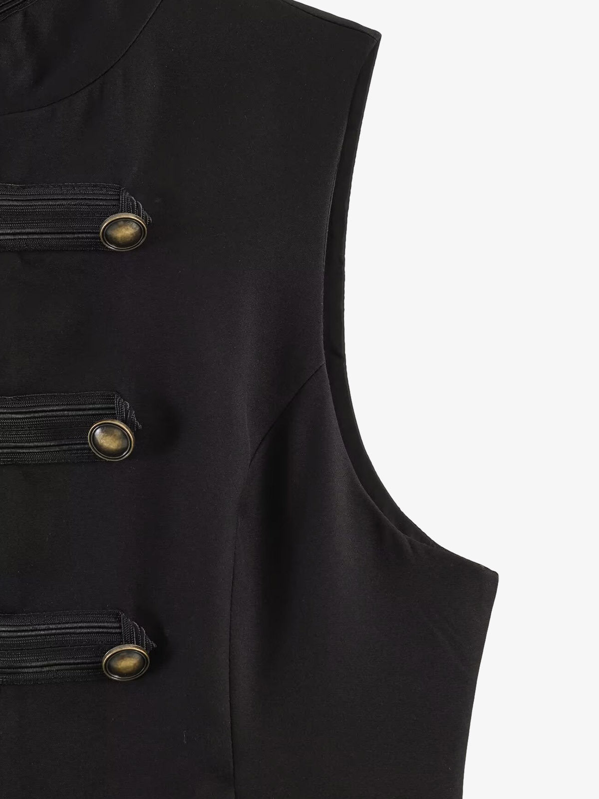 Chaleco Cuello Alto Estilo Napoleónico