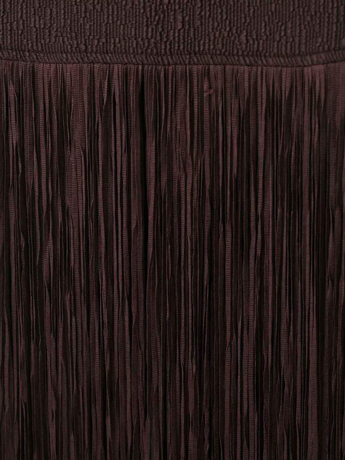 Vestido Midi de Punto con Flecos
