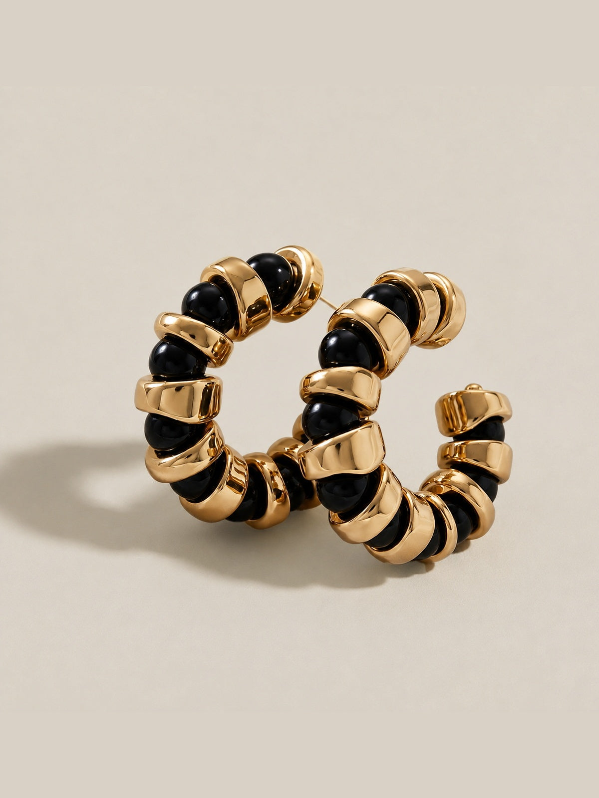 Pendientes Colgantes Vintage Bicolor