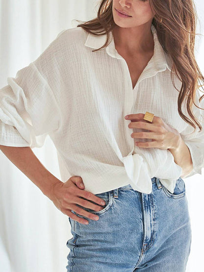 Camisa Blanca Lazo Frontal