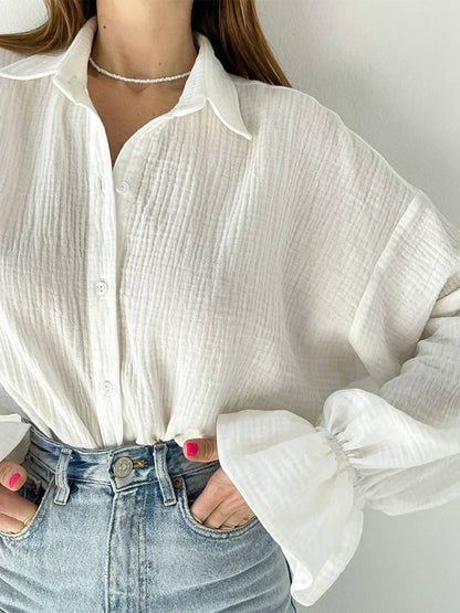 Camisa Blanca Lazo Frontal