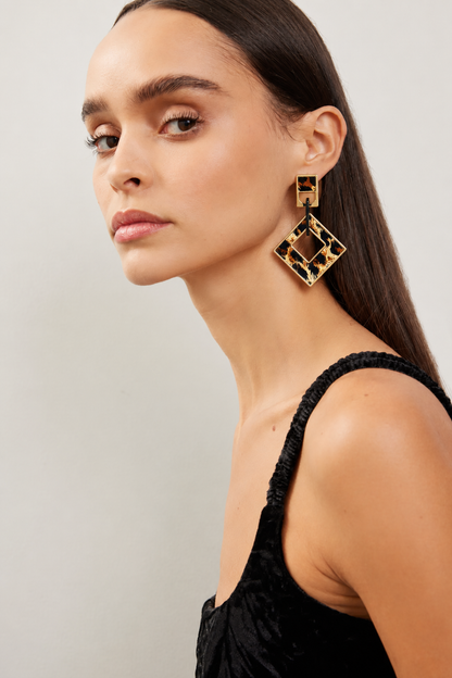 Pendientes Colgantes Leopardo