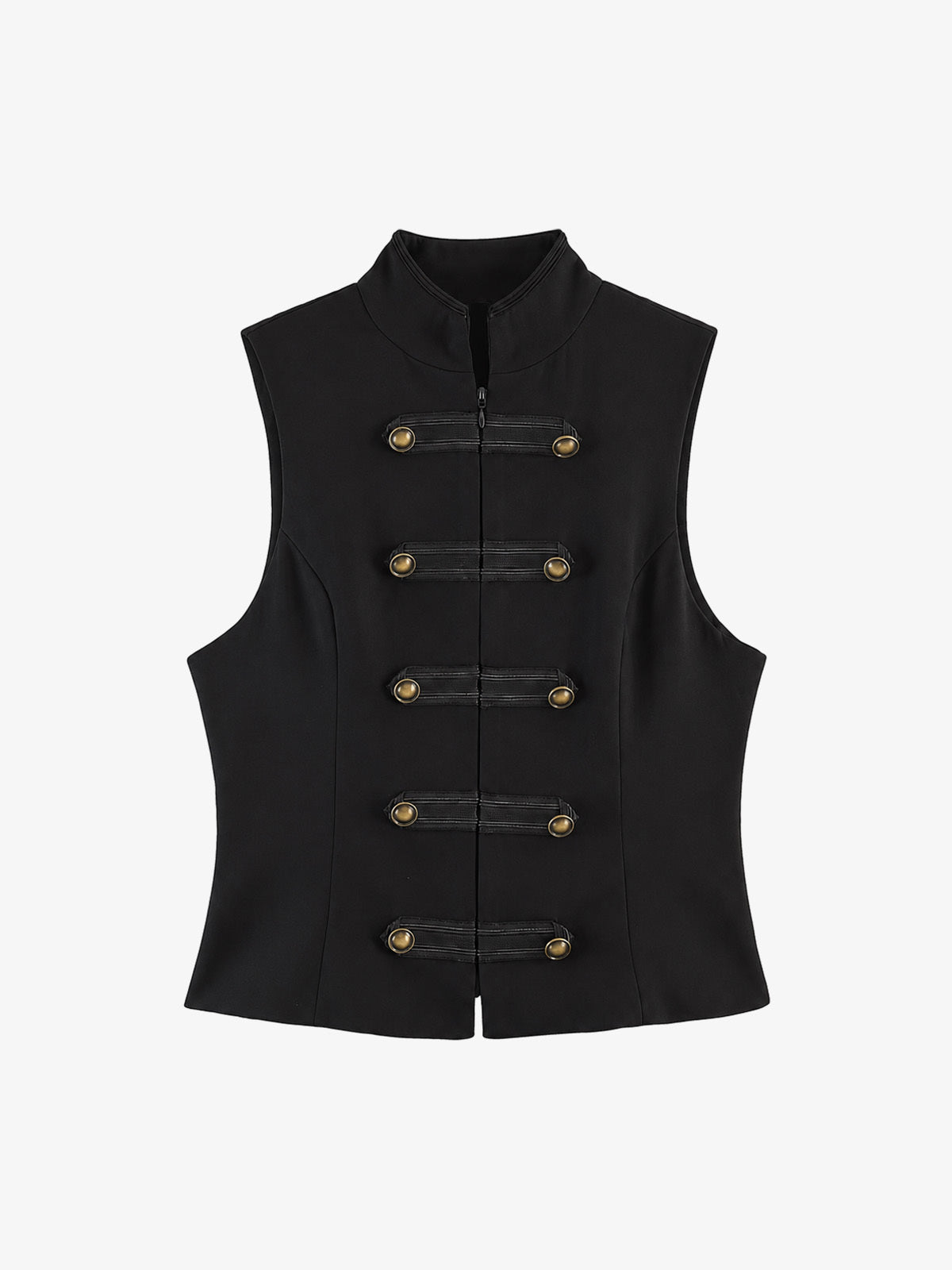 Chaleco Cuello Alto Estilo Napoleónico