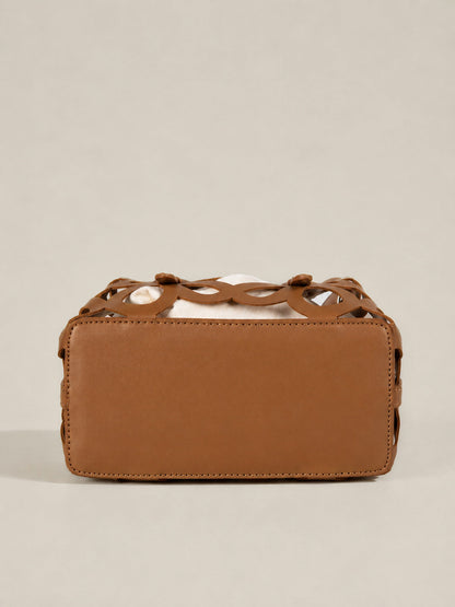 Mini Bolso Calado Floral