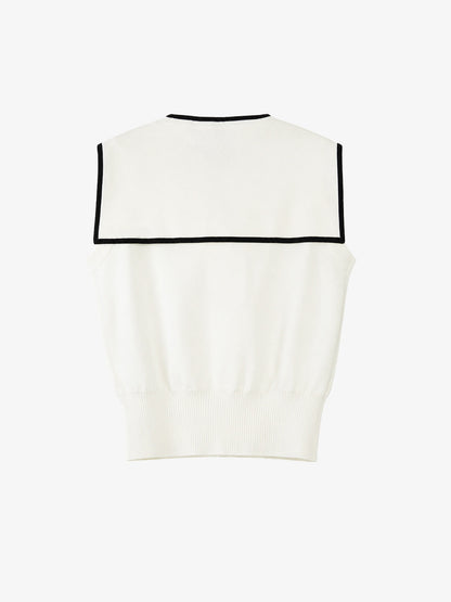 Cárdigan Punto Cuello Marinero