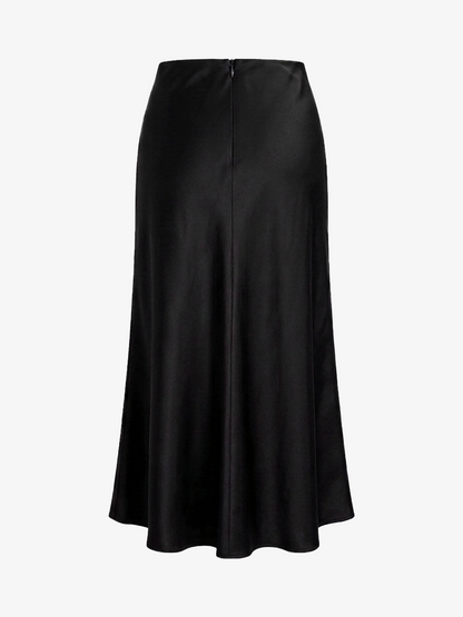 Falda Midi Satinada