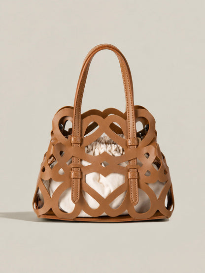 Mini Bolso Calado Floral