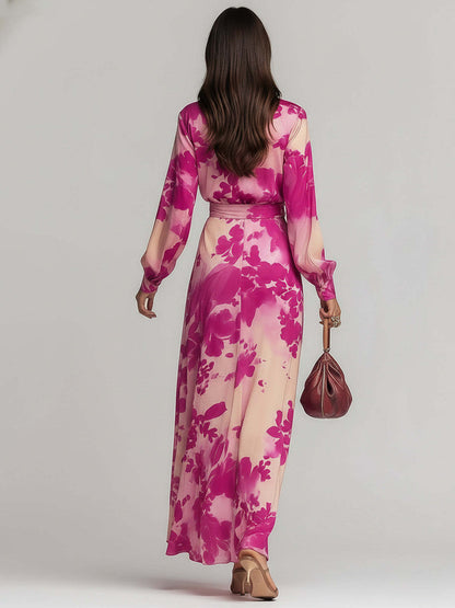 Vestido Midi Floral con Lazada