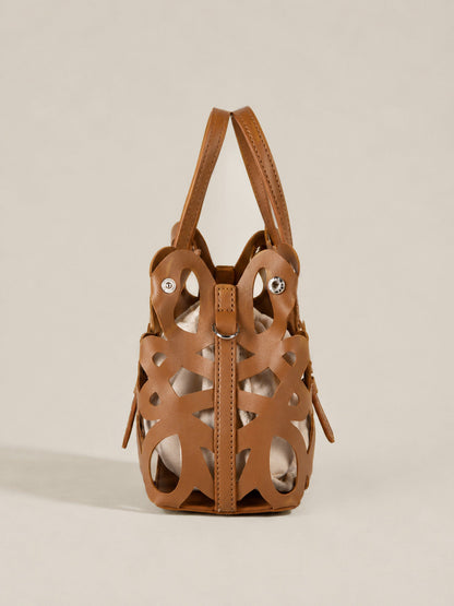 Mini Bolso Calado Floral