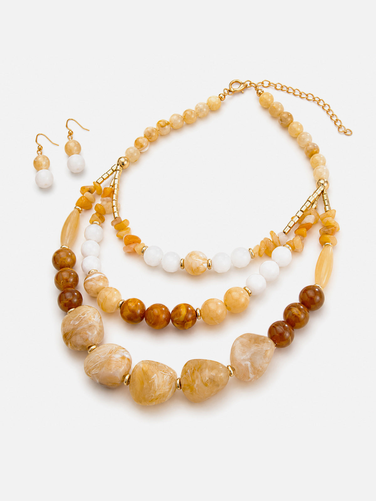 Set Collares Piedra Vintage