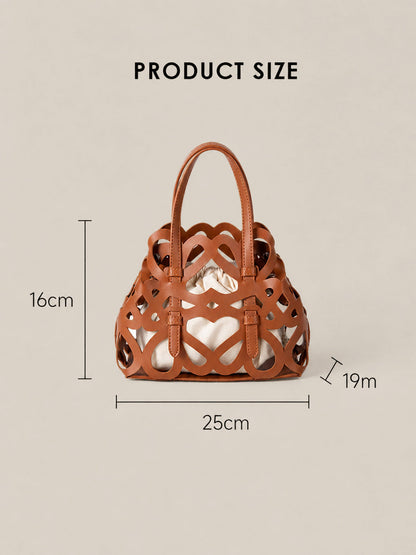 Mini Bolso Calado Floral