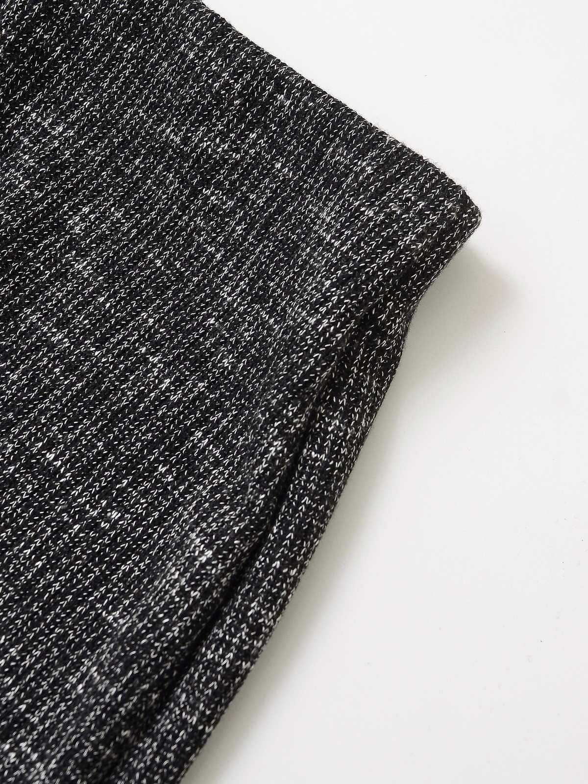 Conjunto Chaleco de Punto Texturizado y Pantalón Wide-Leg