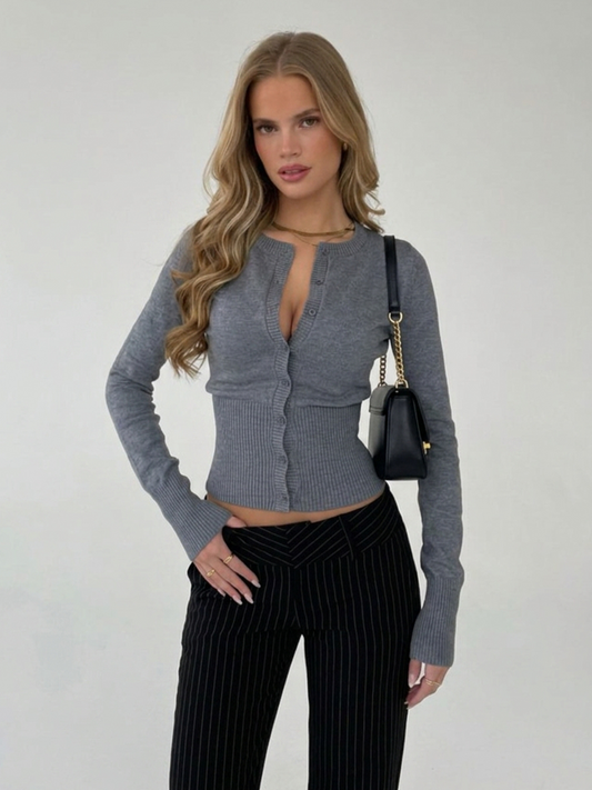 Cárdigan Punto Slim Fit