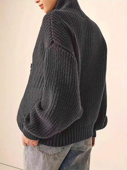 Cárdigan Cuello Chal Doble Botonadura