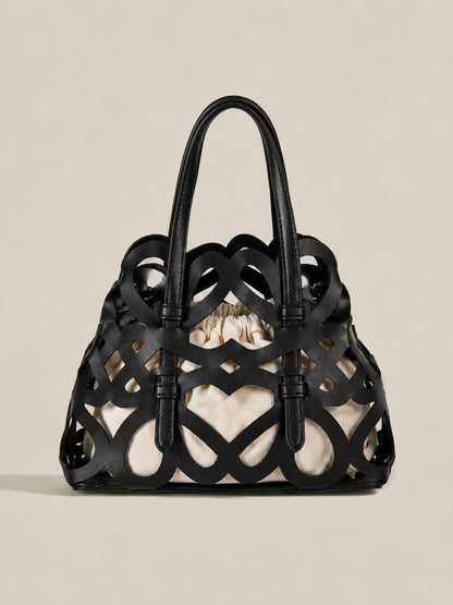 Mini Bolso Calado Floral