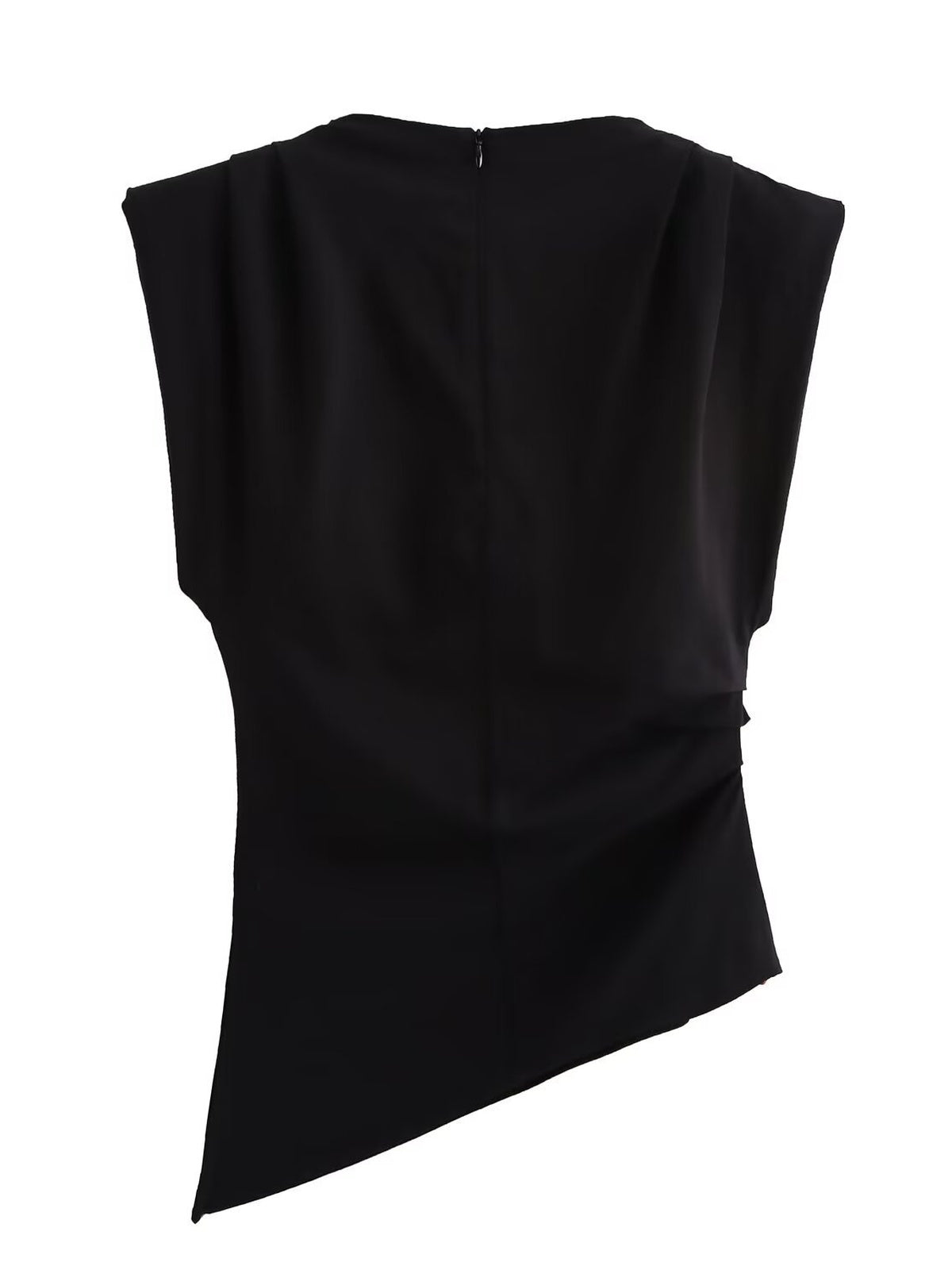 Top Asimétrico Escote Alto