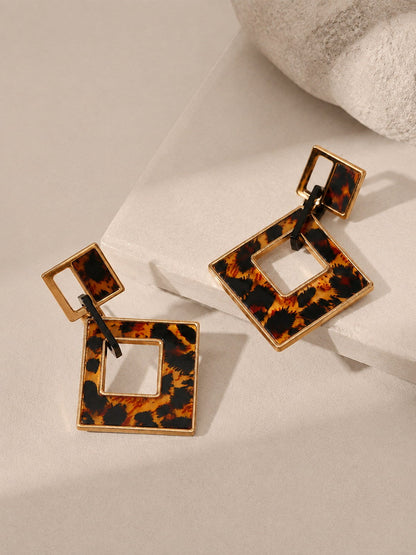 Pendientes Colgantes Leopardo
