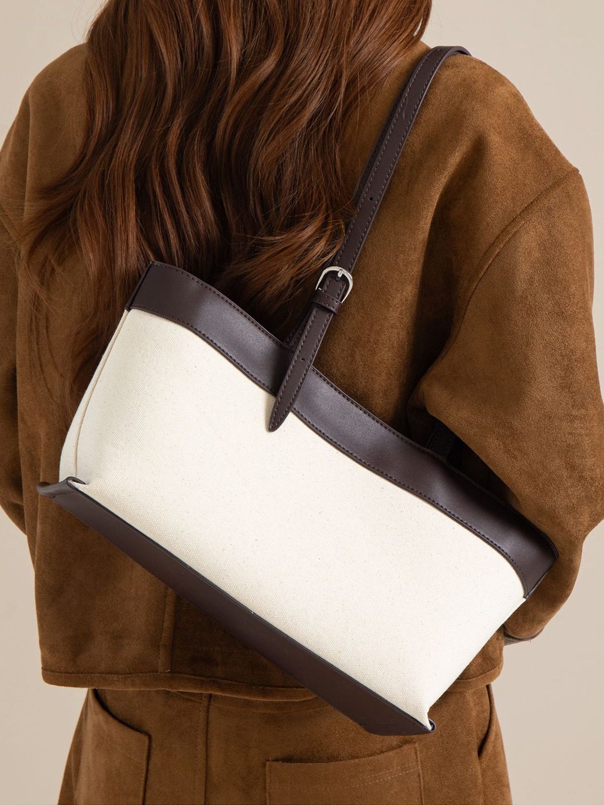 Mini Bolso Bicolor Estructurado