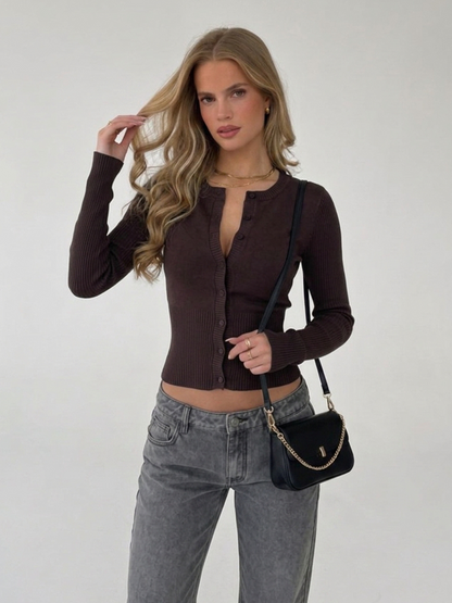Cárdigan Punto Slim Fit