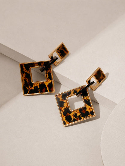 Pendientes Colgantes Leopardo