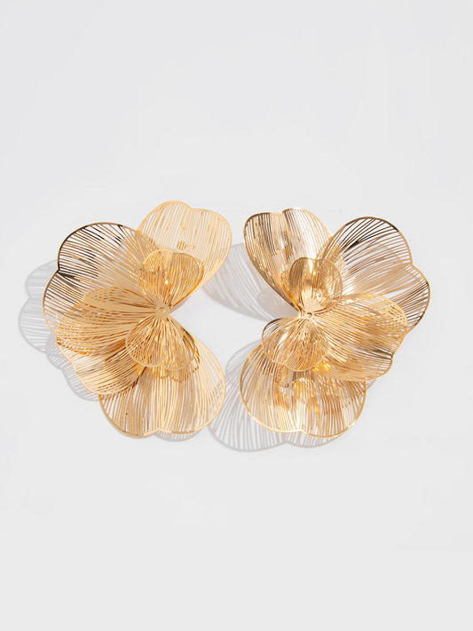 Pendientes Calados Flor Ligeros
